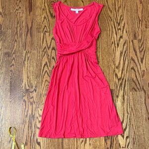 Max Studio sleeveless  wrap waist midi dress